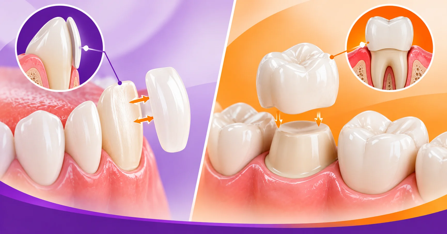 Veneers vs Crowns: Which Do You Need?